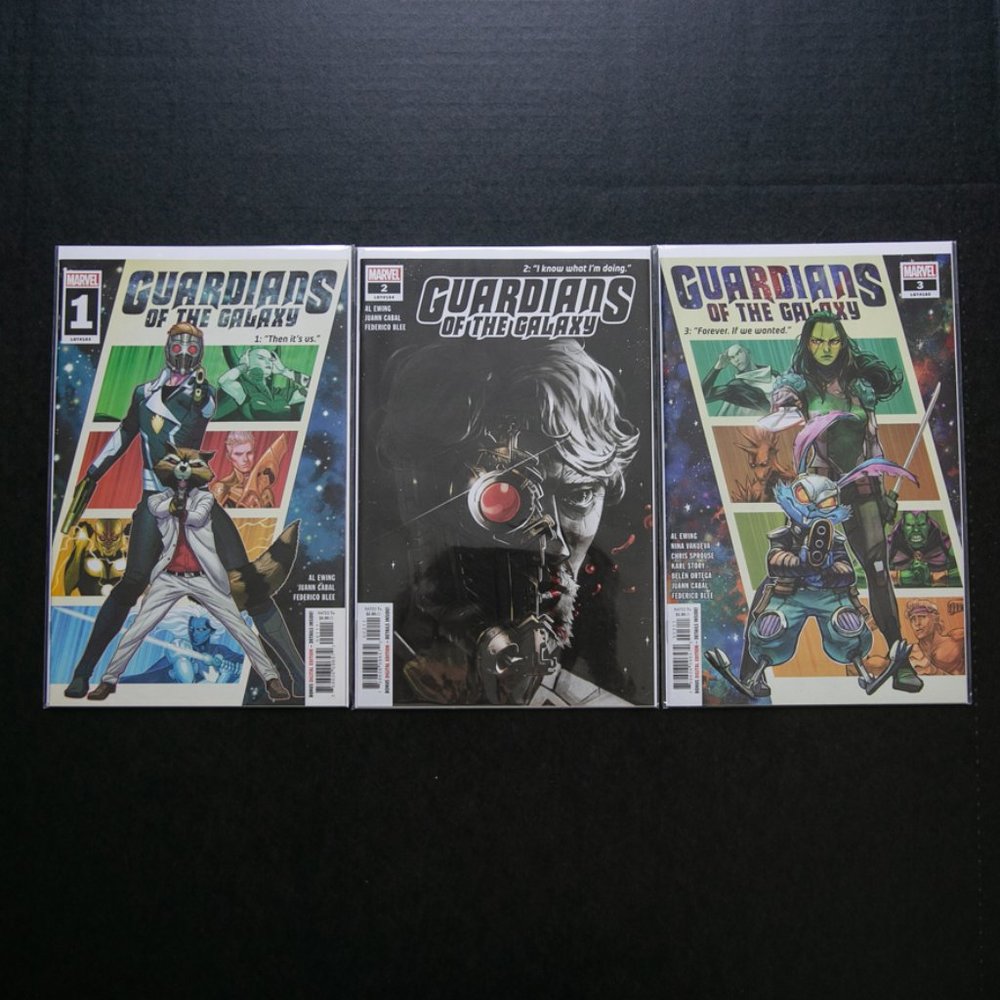 3x Marvel Guardians of the Galaxy Comic Books Lot